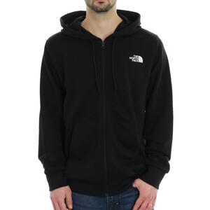 FELPA ZIP SIMPLE DOME NERO